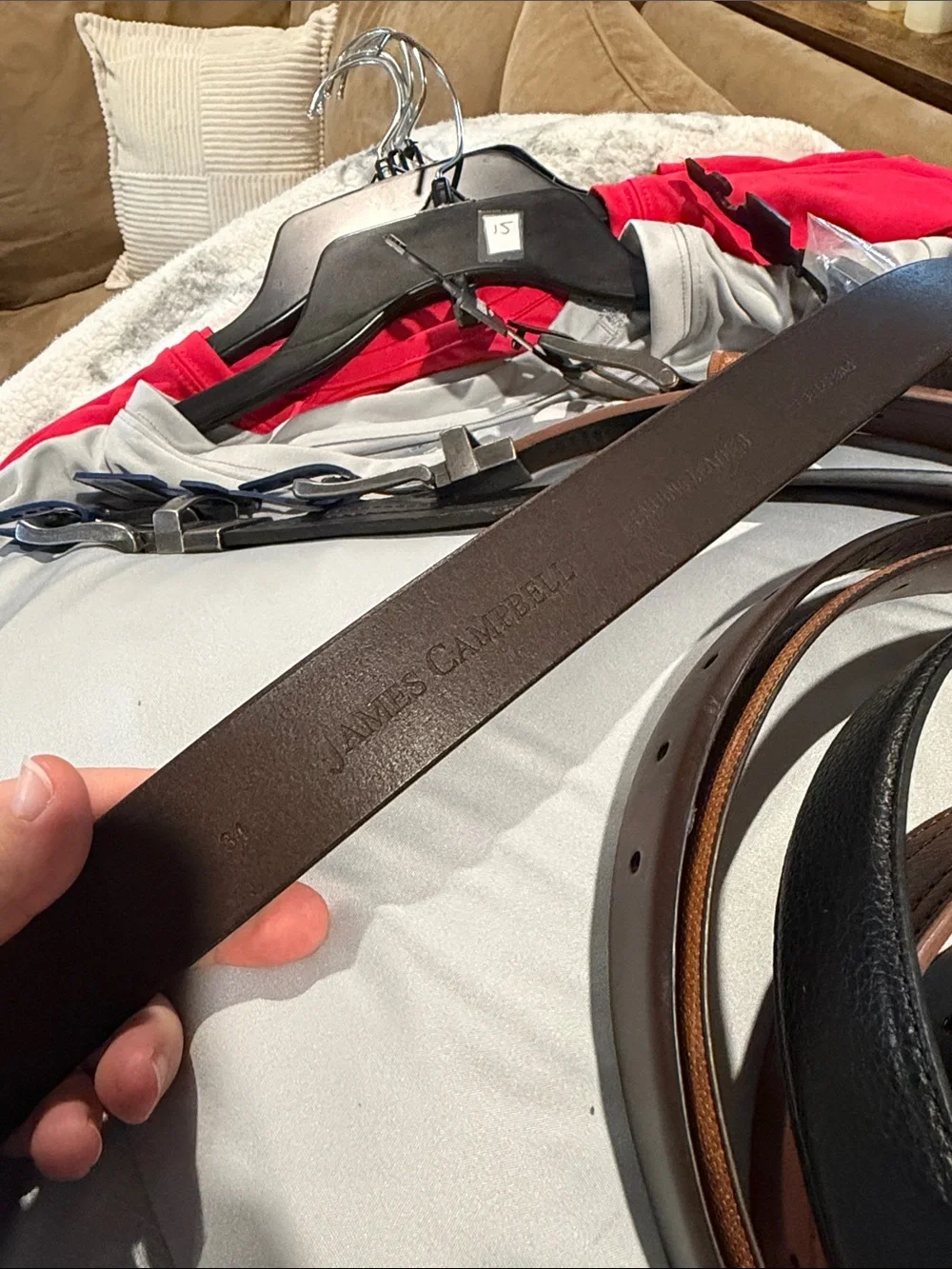 James Campbell Mens Belt NWT